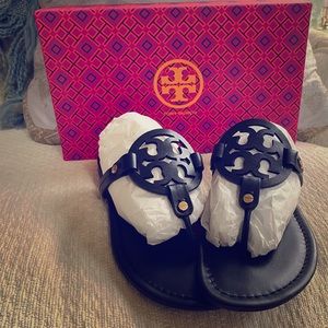 Brand New! Tory Burch Miller Sandals in Black